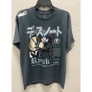 Death Note Ryuk Shirt Men Large Gray Heather